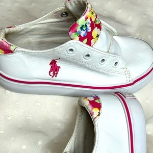 Little Girls Polo Sneakers